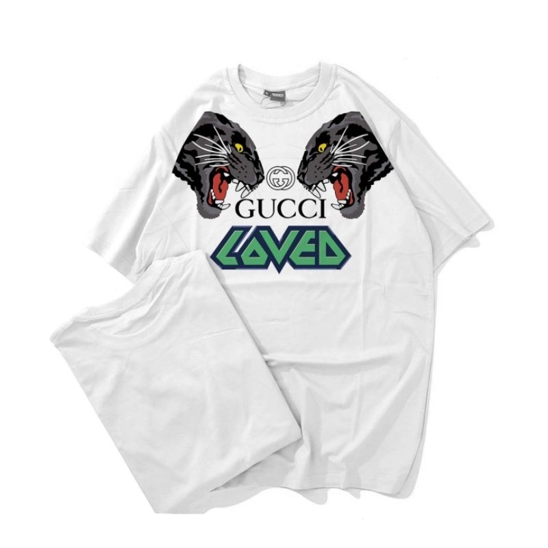 KAOS T-SHIRT GUCCI REGULER DAN JUMBO ORIGINAL/KAOS DISTRO