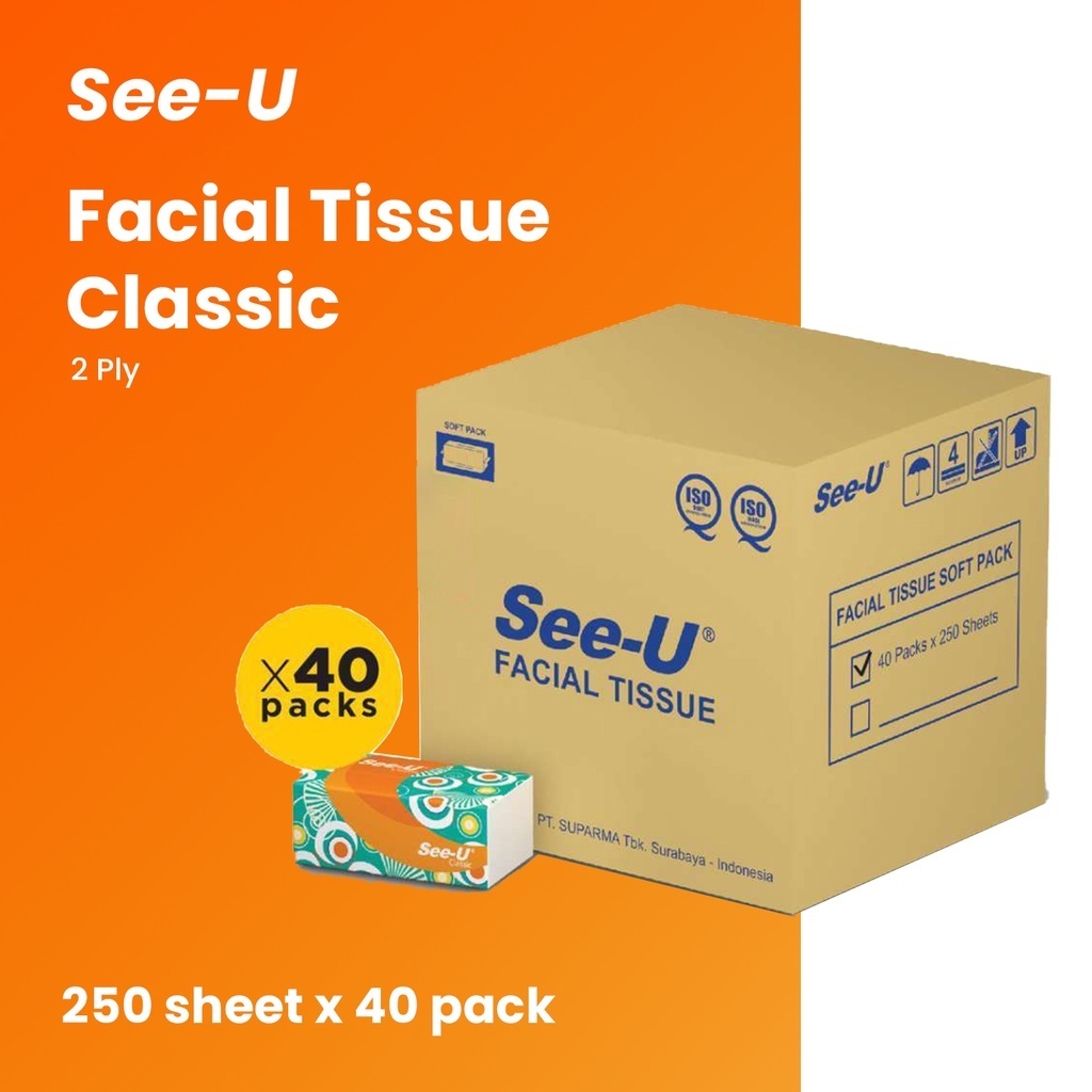 9oi Tissue See u 250 Sheets isi 4 Murah