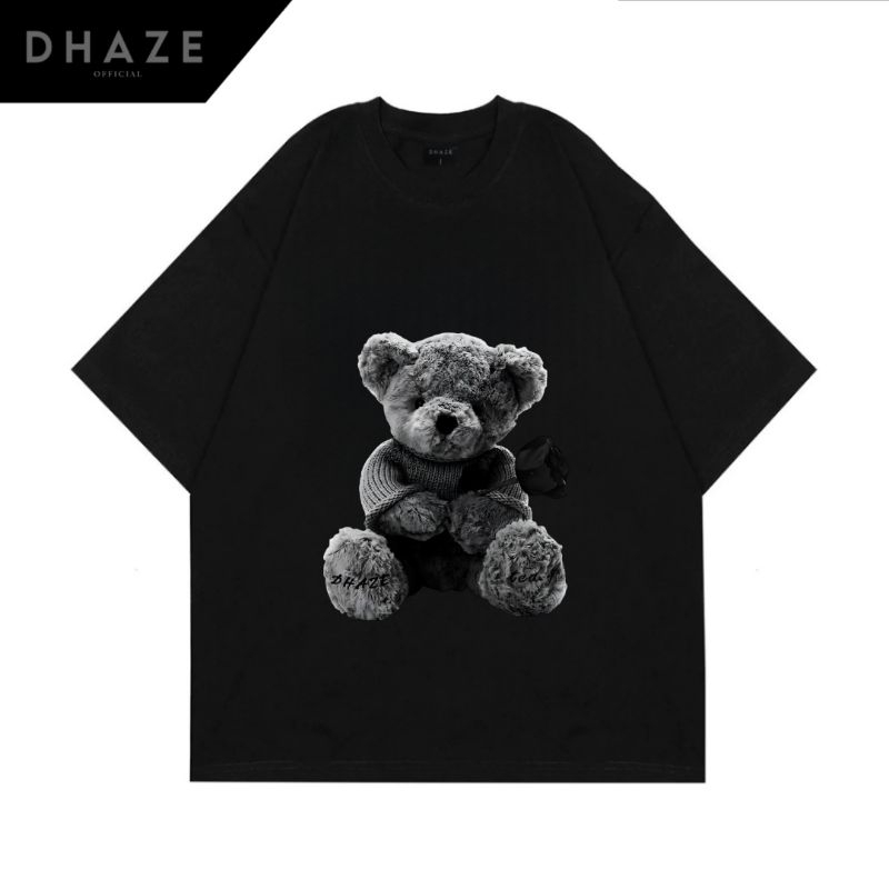 DHAZE - Roxy Kaos Oversize Black T-Shirt