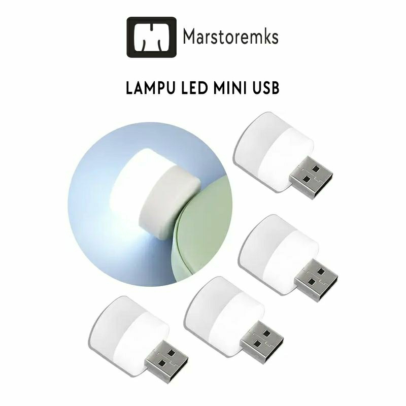 Lampu Tidur LED USB Mini / Lampu LED Mini USB / Lampu Mini Portable For USB