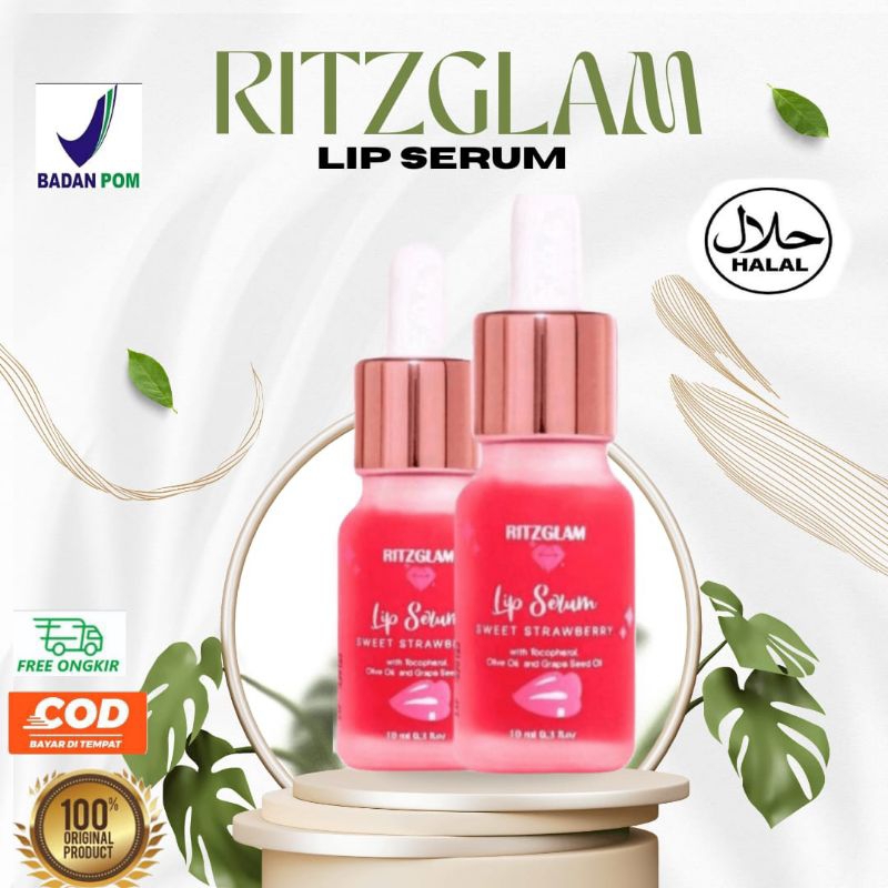 Ritzglam lip serum halal bayar di tempat