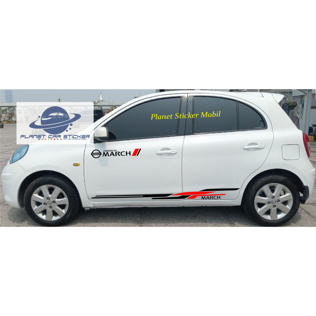 new sticker march stiker march list stiker mobil nissan march stiker body samping powered by march t