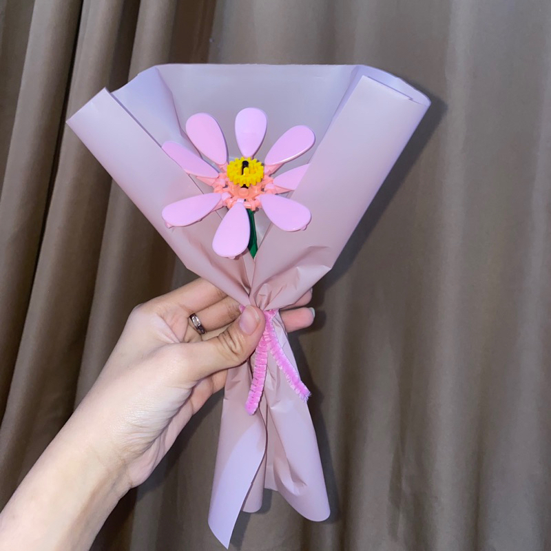 mini bouquet lego/buket bunga lego/buket lucu dari lego