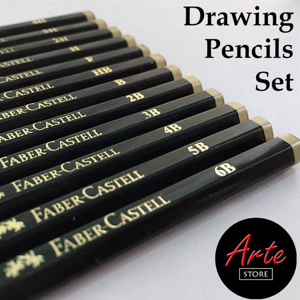 

Pensil Gambar Faber Castell Graphite Pencil Set isi 12 14 16 pcs