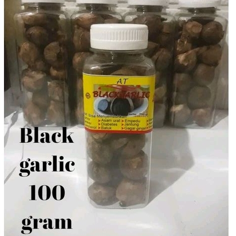 

black garlik bawang tunggal oven 100 gram free kardus packing baru