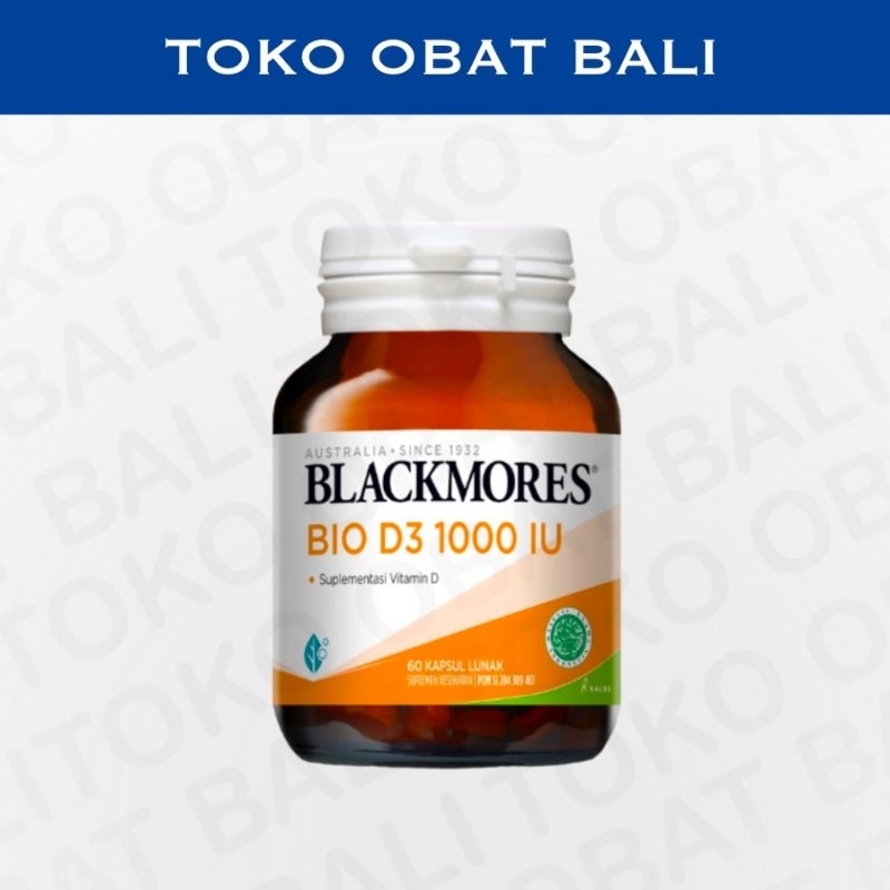 Blackmores Vitamin D3 1000 IU (Isi 60) BPOM Kalbe