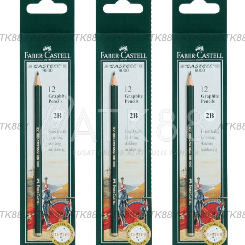

Grosir Pensil Faber Castell 2B 1 Lusin 12 pcs