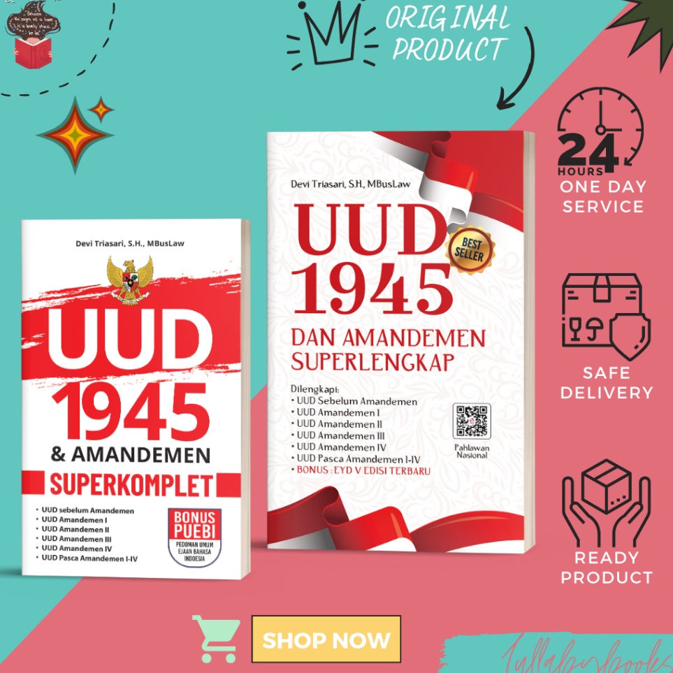 Praktis Buku UUD 1945  AMANDEMEN SUPERKOMPLET TERUPDATE 224