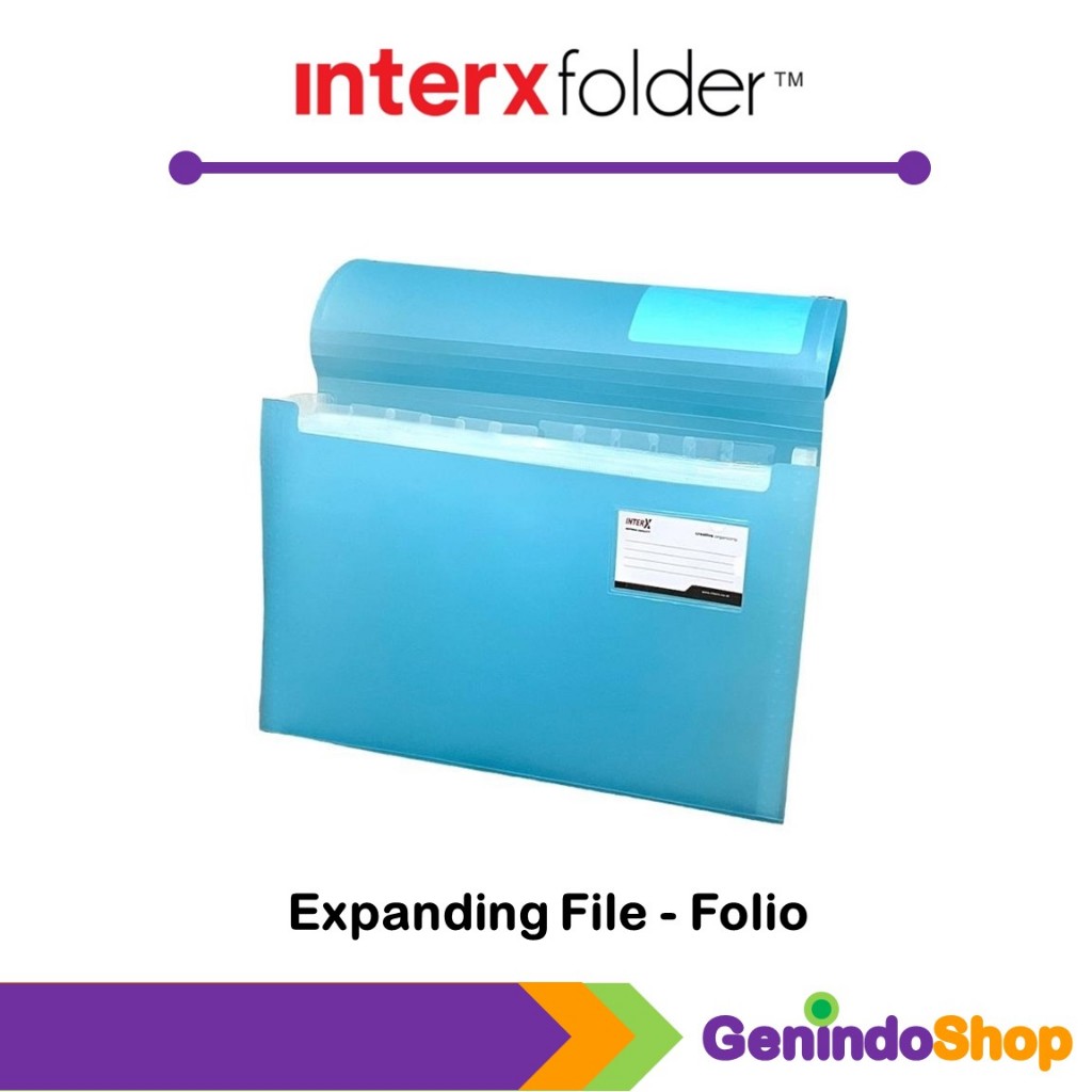 

Map Plastik Harmonika F4 / Expanding File Folio 13 Pocket Interxfolder