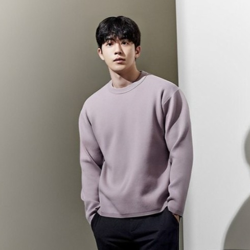 Sweater Pria Crewneck Polos Lengan Panjang/Sweatshirt Pria
