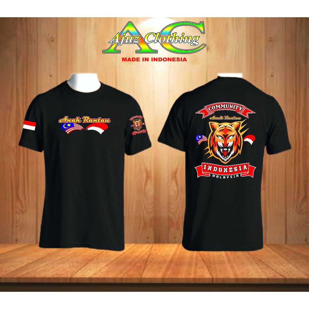 KAOS ANAK RANTAU COMMUNITY INDONESIA MALAYSIA #KaosSablonPremium