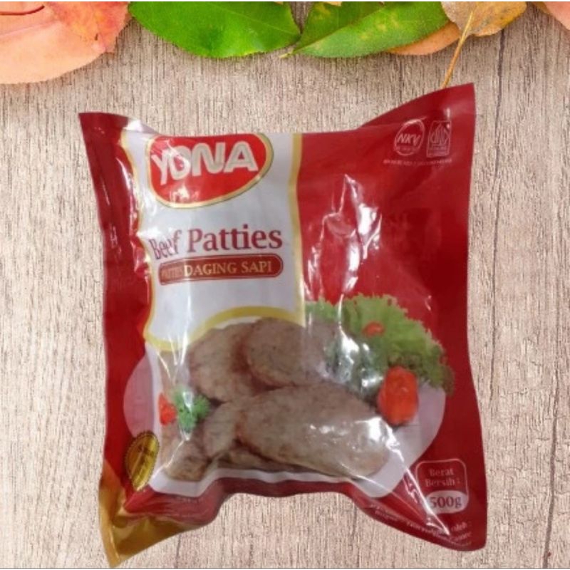 

Yona Beef Patties-Daging Burger Sapi 500 gram isi 10 pcs