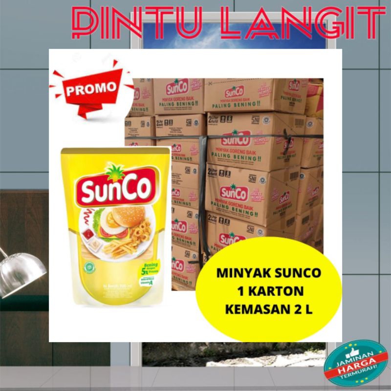 

Minyak Goreng SUNCO 1Dus (2L x 6Pcs).