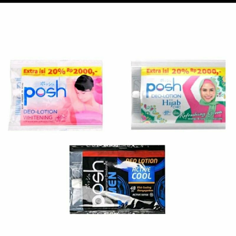 POSH DEODORANT RENTENG 14PCS / POSH DEODORANT SACHET