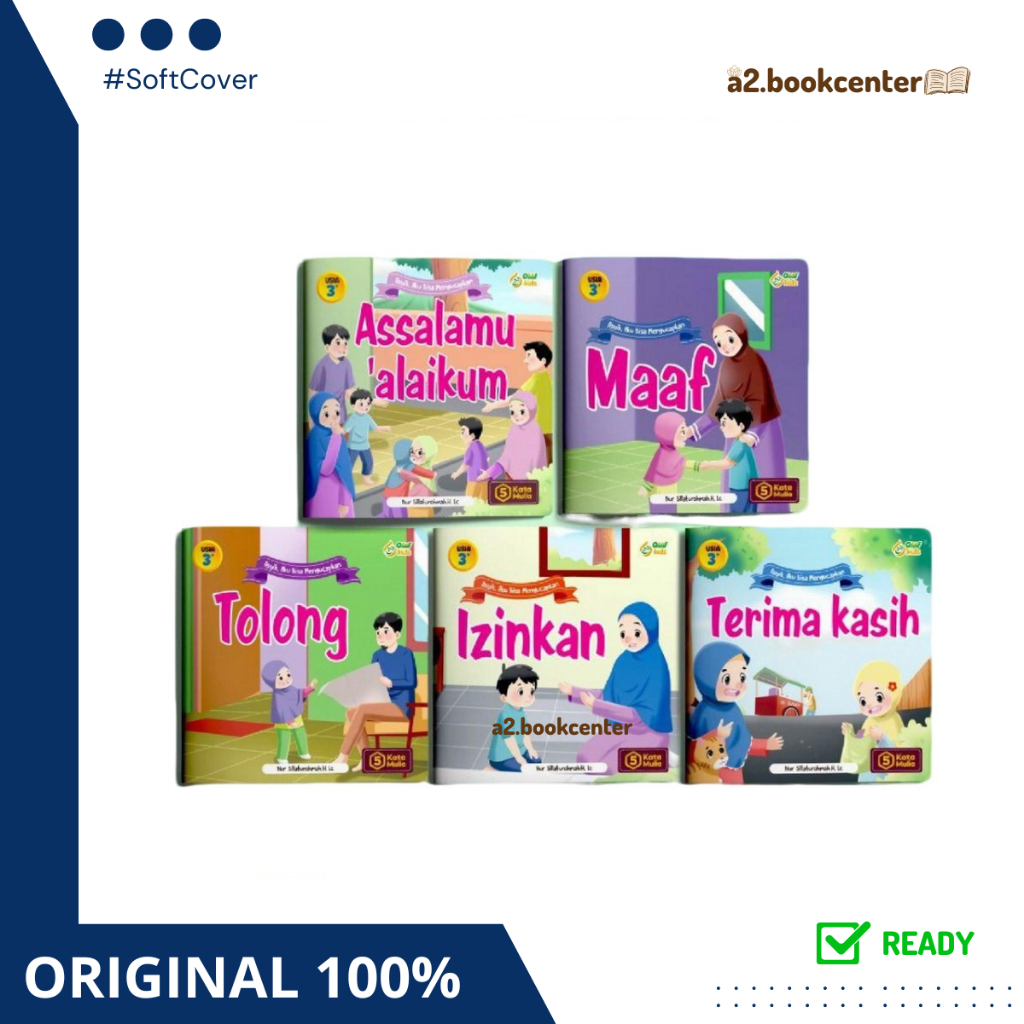 [ABC] READY Buku Cerita Anak - 5 Kata Mulia By Qaaf Kids