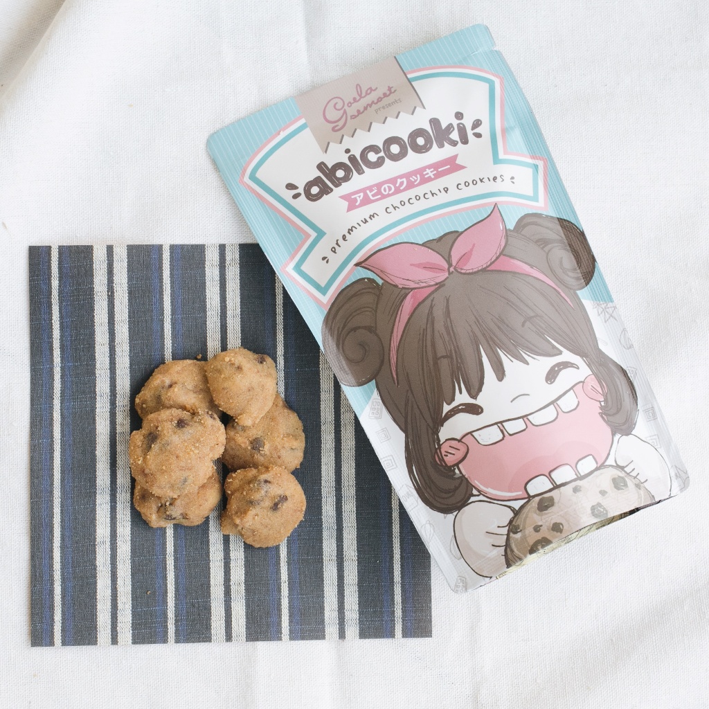 

Choco Chips Cookies Premium ABICOOKI - kue kering coklat spesial kukis