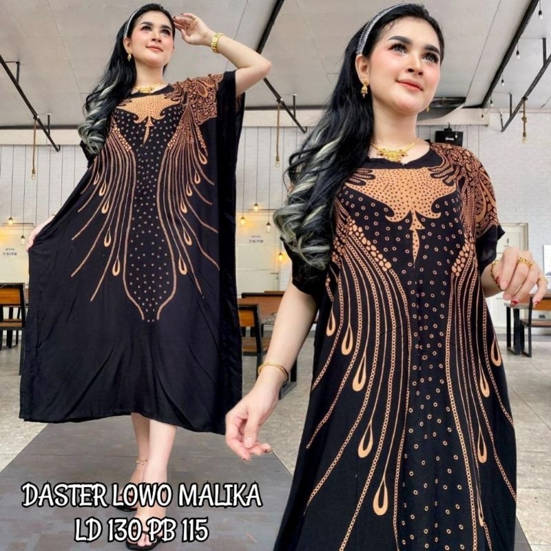 Daster Lowo Hitam Daster Cantik Daster Kelelawar Daster Santung Adem Murah Grosir