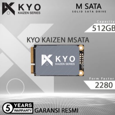 Stok terbatas SSD MSATA KAIZEN 512 GB GARANSI RESMI 5 TAHUN SSD MSATA 512GB