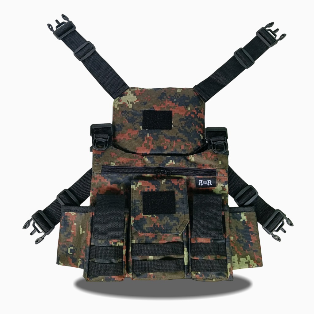 RARIAR - Tas Dada Rompi Pria Premium Army Series