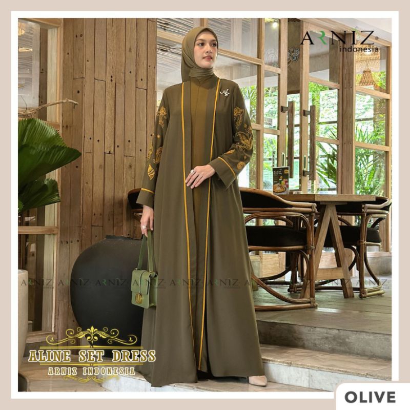 ARNIZ/Aline dress by Arniz/dress only/dress cantik/dress elegant