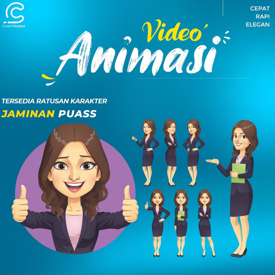 Animasi Presentasi Explainer Kartun 2D  Aktualisasi dan Habituasi Latsar Latihan Dasar CPNS  Pembuat