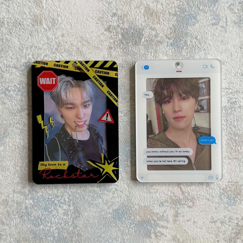 

Banchan Studios | Card Holder Acrylic | Cahol UV Print 1 Sisi Foto