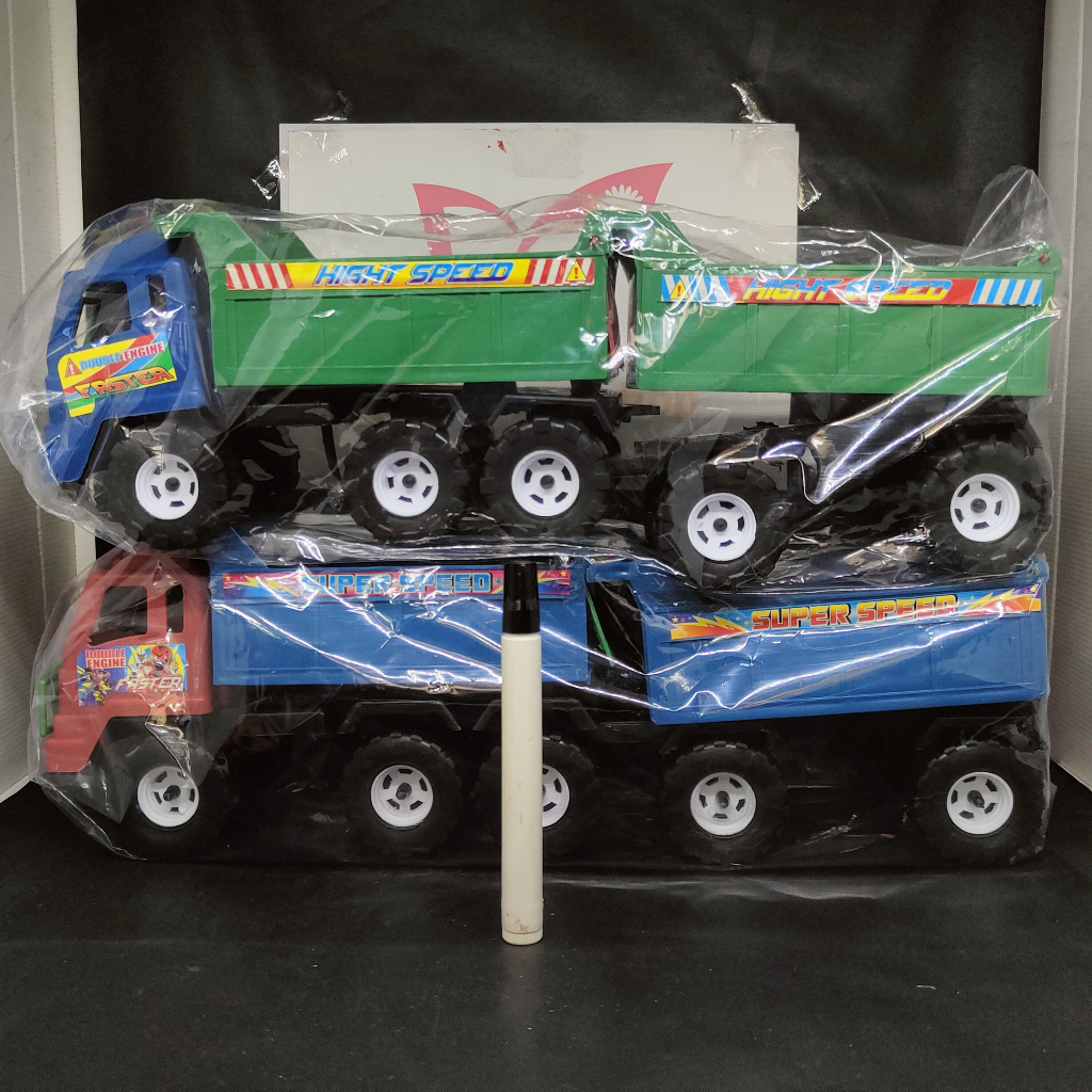 Truk Mini gandeng//Truk Tangki BBM//Heavy Duty Dump Truck//Mainan Anak Truk//Truk Gandeng