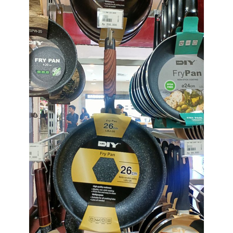 Teflon/Frypan Marble 22 cm Mr.DIY PFOA free