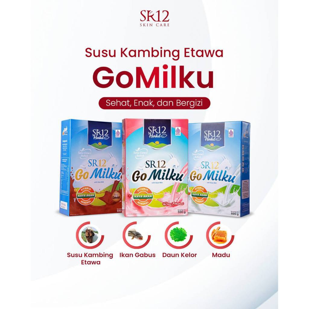 

SR12 GoMilku Susu Kambing Etawa Untuk Menurunkan Tekanan Darah ASI Booster Menyehatkan Tulang 600 gr - GSR002
