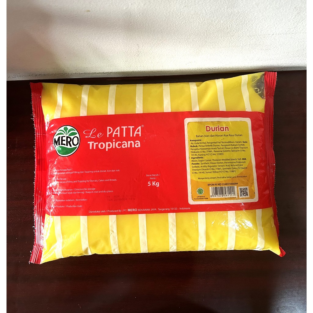 

Selai Durian Lepatta repack 500gr