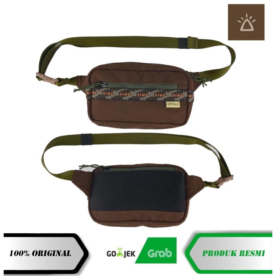 Tas Pinggang Ammossi Nimble Sling Bag - Brown
