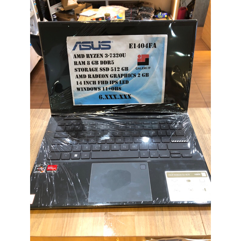 Laptop Asus AMD Ryzen 3-7320U 8/512GB