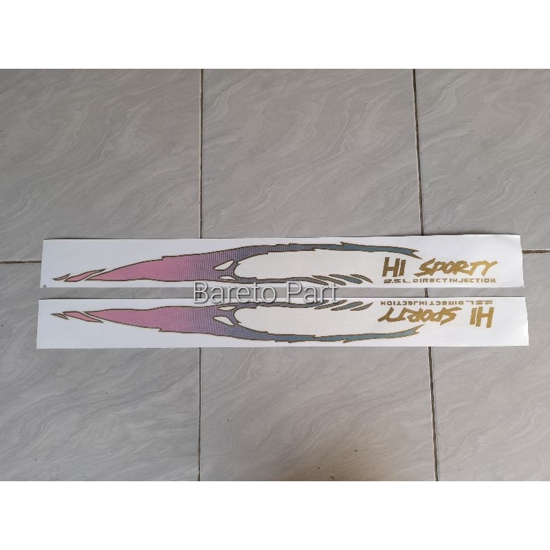 Sticker stiker isuzu panther hi sporty 2.3 2.5/ stiker panther hi sporty