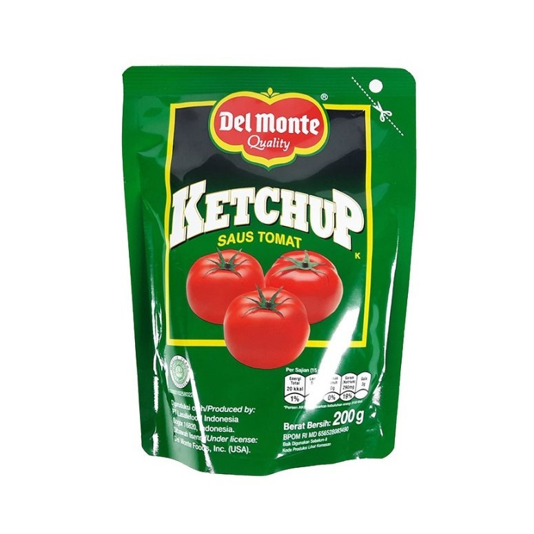 

Delmonte Saus Tomat Ketchup Pouch 200gr