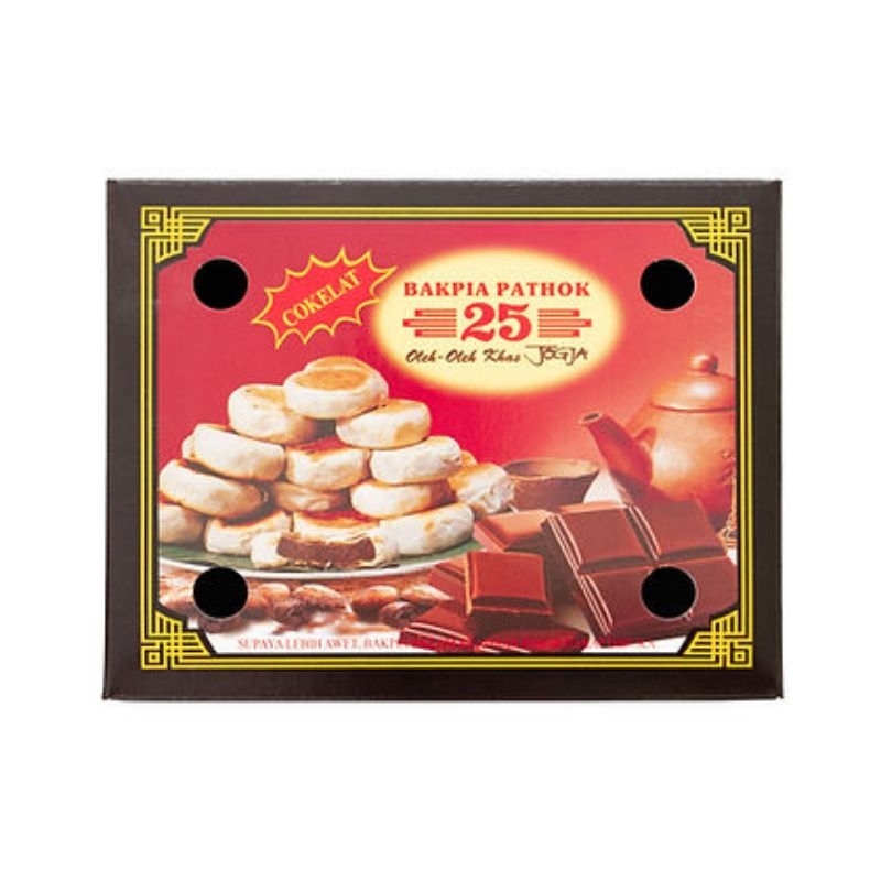 

Bakpia Pathok 25 Rasa Cokelat isi 15