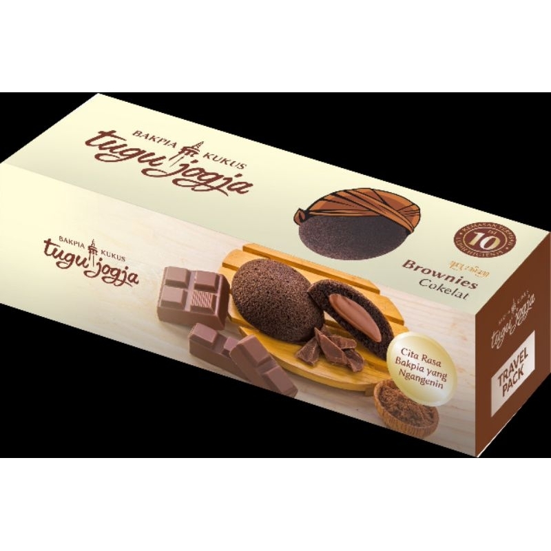 

Bakpia Kukus Tugu Jogja - Brownies Cokelat isi 10