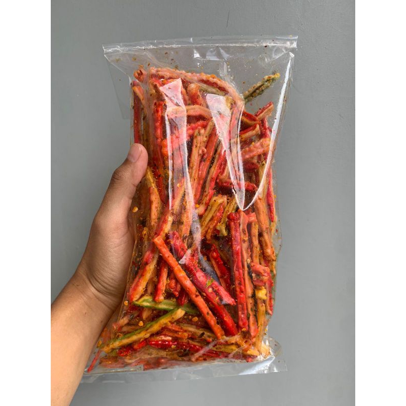 

krupuk beton pedas daun jeruk 250grm