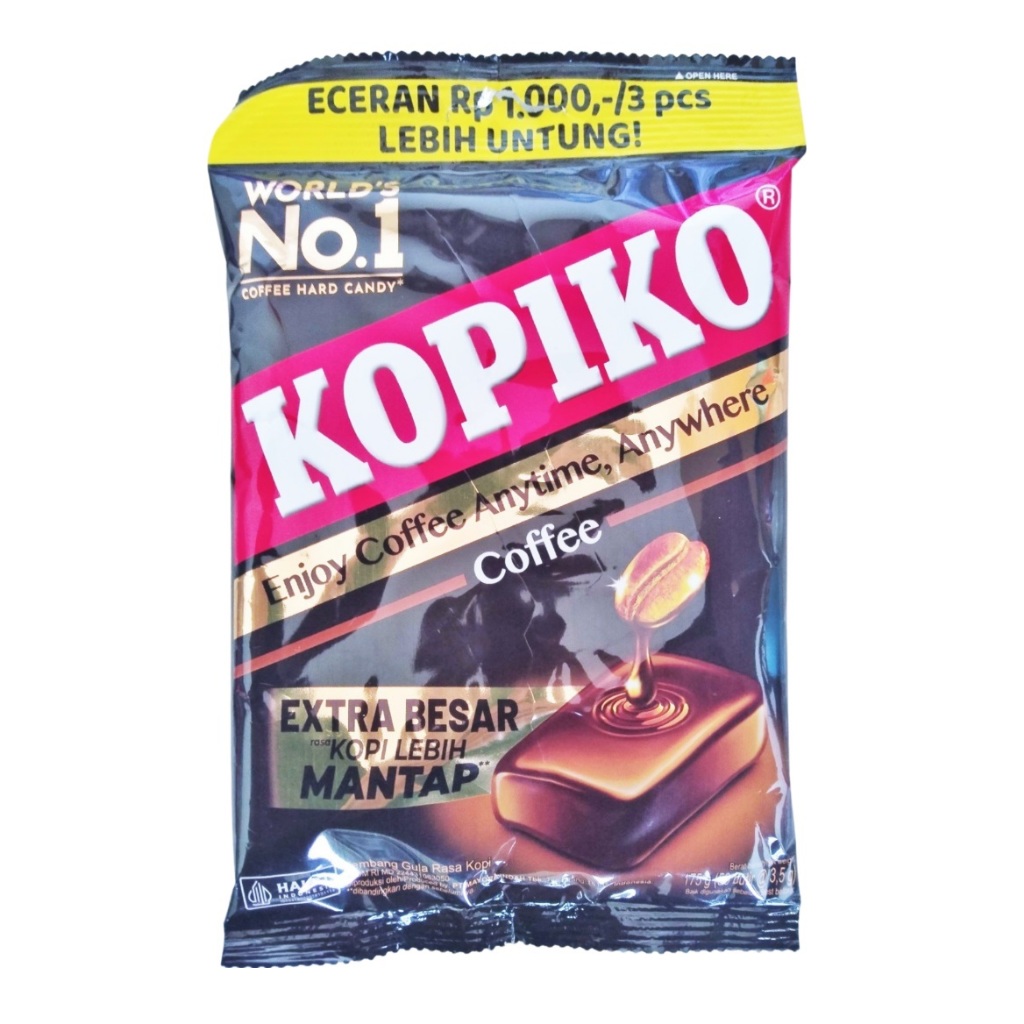 

Kopiko Coffee Candy Lebih Banyak & Besar [175 g / 60 pcs]