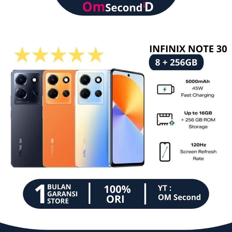 INFINIX NOTE 30 8/256 SECOND FULLSET