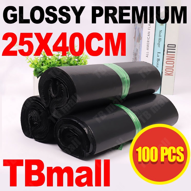 

66 Full Promo Plastik Packing 25x4Cm Polymailer LDPE Hitam Anti Plong Lem Perekat Tebal Termurah Grosir Best Seller