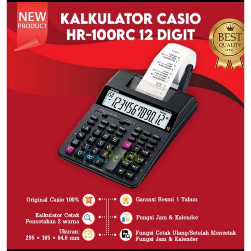 

Kalkulator Print Casio HR-100 RC