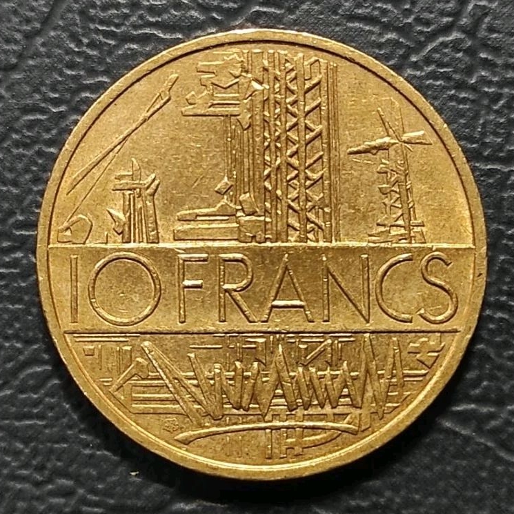 Koin Asing France 10 Francs