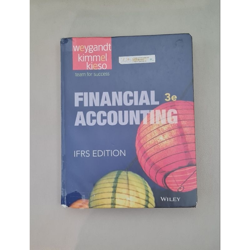 Wiley Financial Accounting 3e IFRS Edition Preloved