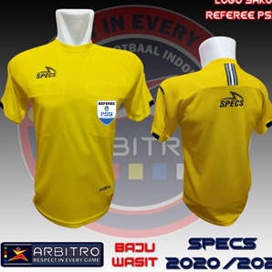 Terbaru  Baju Wasit Specs 22 Liga 1 Logo Di Saku REFEREE PSSI