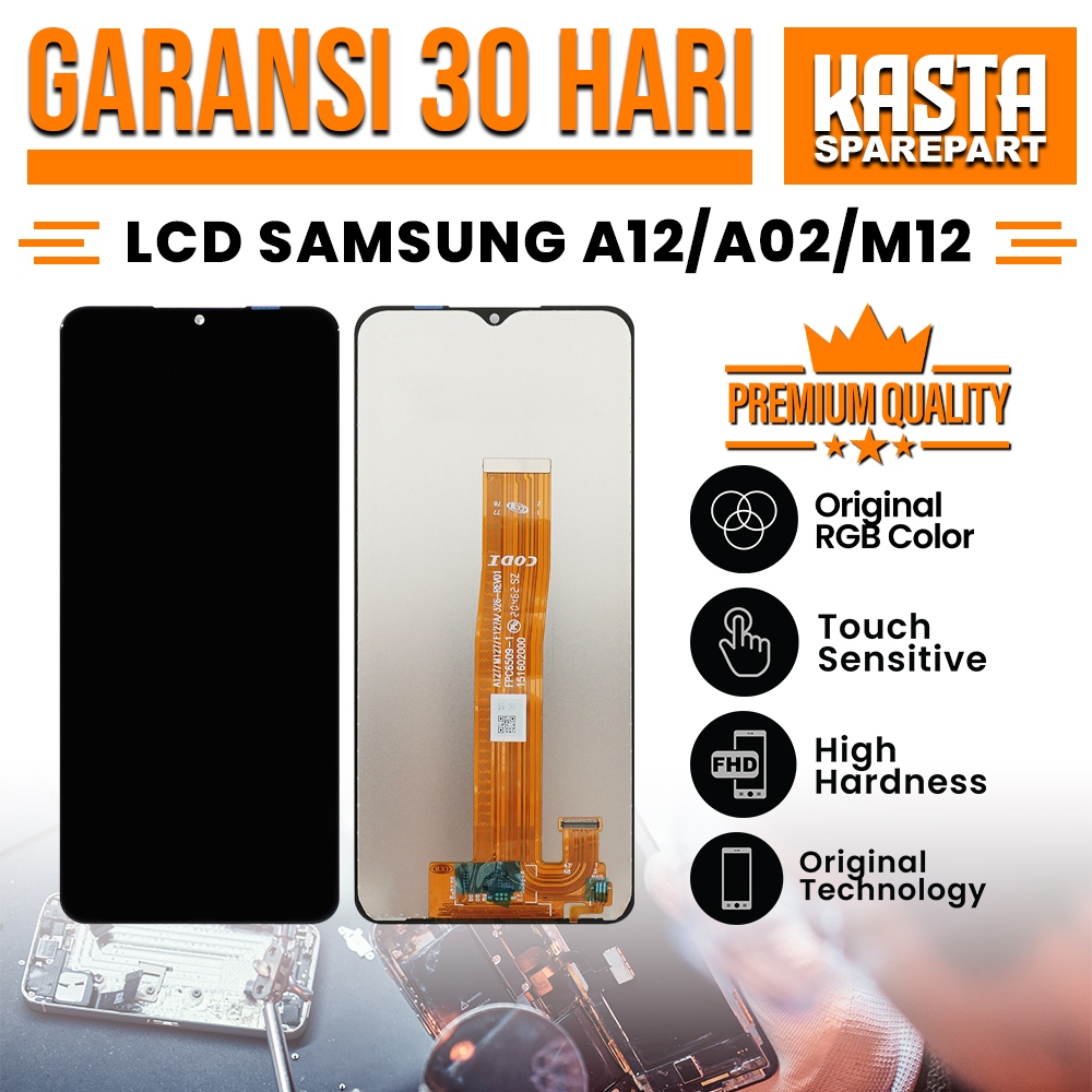 【LCD ORIGINAL】LCD SAMSUNG A12 / A02 / M12 / M02 LCD TOUCHSCREEN FULLSET KUALITAS ORI 100%