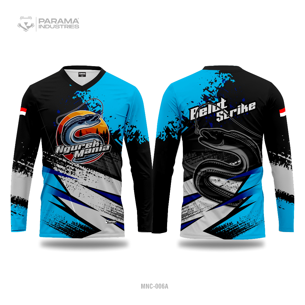 [Ready Stock] Parama | Promo Jersey Keren Premium Kaos Mancing Mania Ngurek Ngusep Belut Ikan