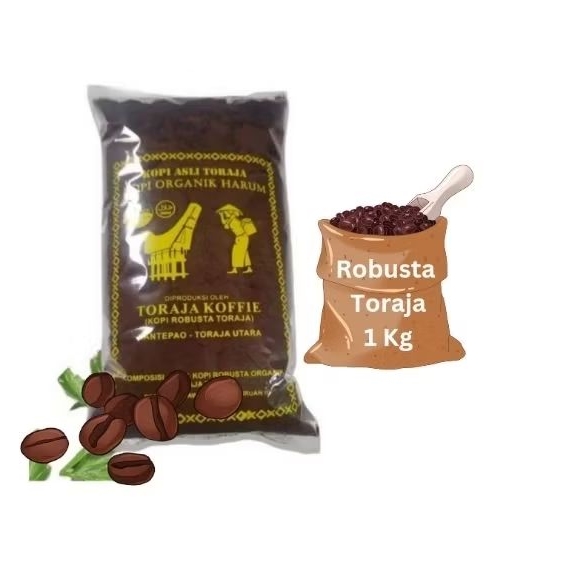 Kopi Toraja Robusta 1kg Kopi Bubuk Robusta Toraja