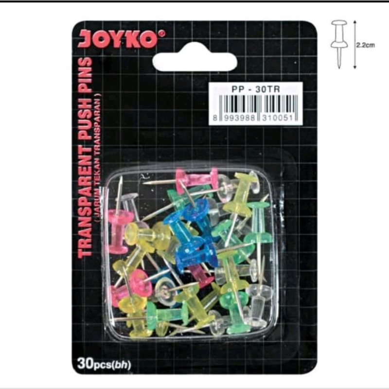 

push pin warna warni joyko PP 30TR