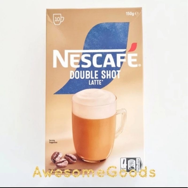 

Nescafe Australia Double Shot Latte Coffee 10 Sachets