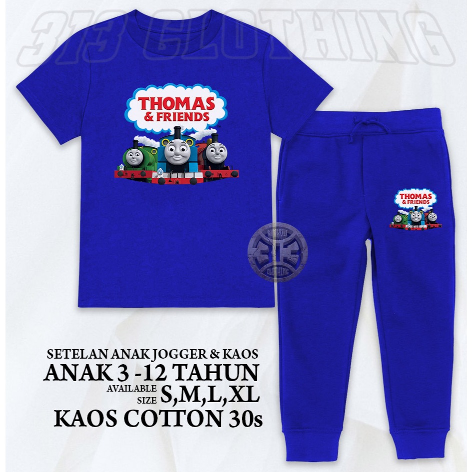 Setelan Anak Thomas And Friends Kereta Api Jogger Kaos Anak Thomas And Friends